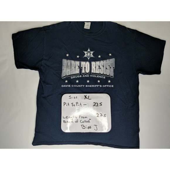 Vintage Dare D.A.R.E To Resist Drugs And Violence T-Shirt Mens Sz XL 90s - Picture 4 of 5